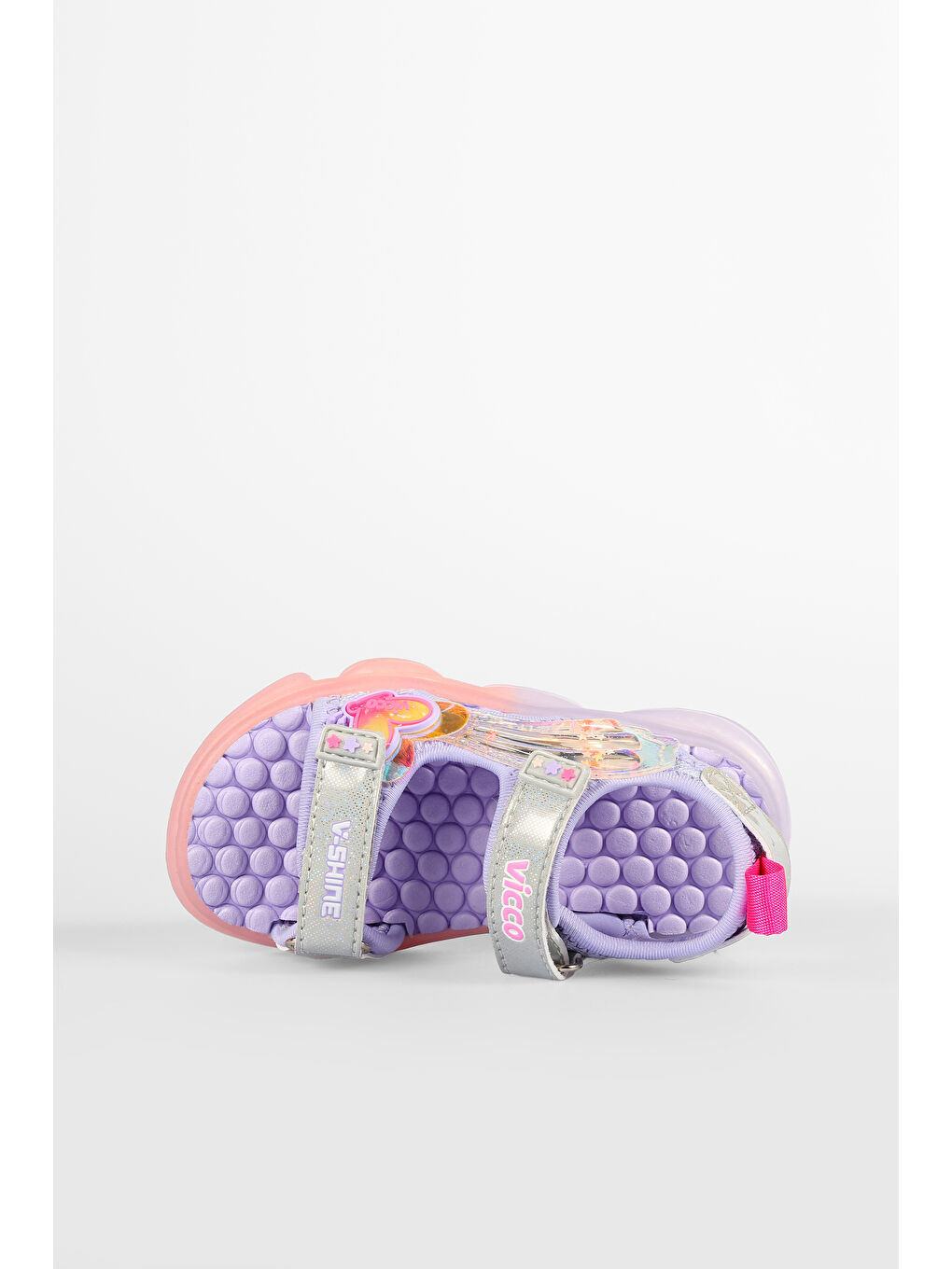 Can Işıklı Kız Okul Öncesi Lila Sandalet-2