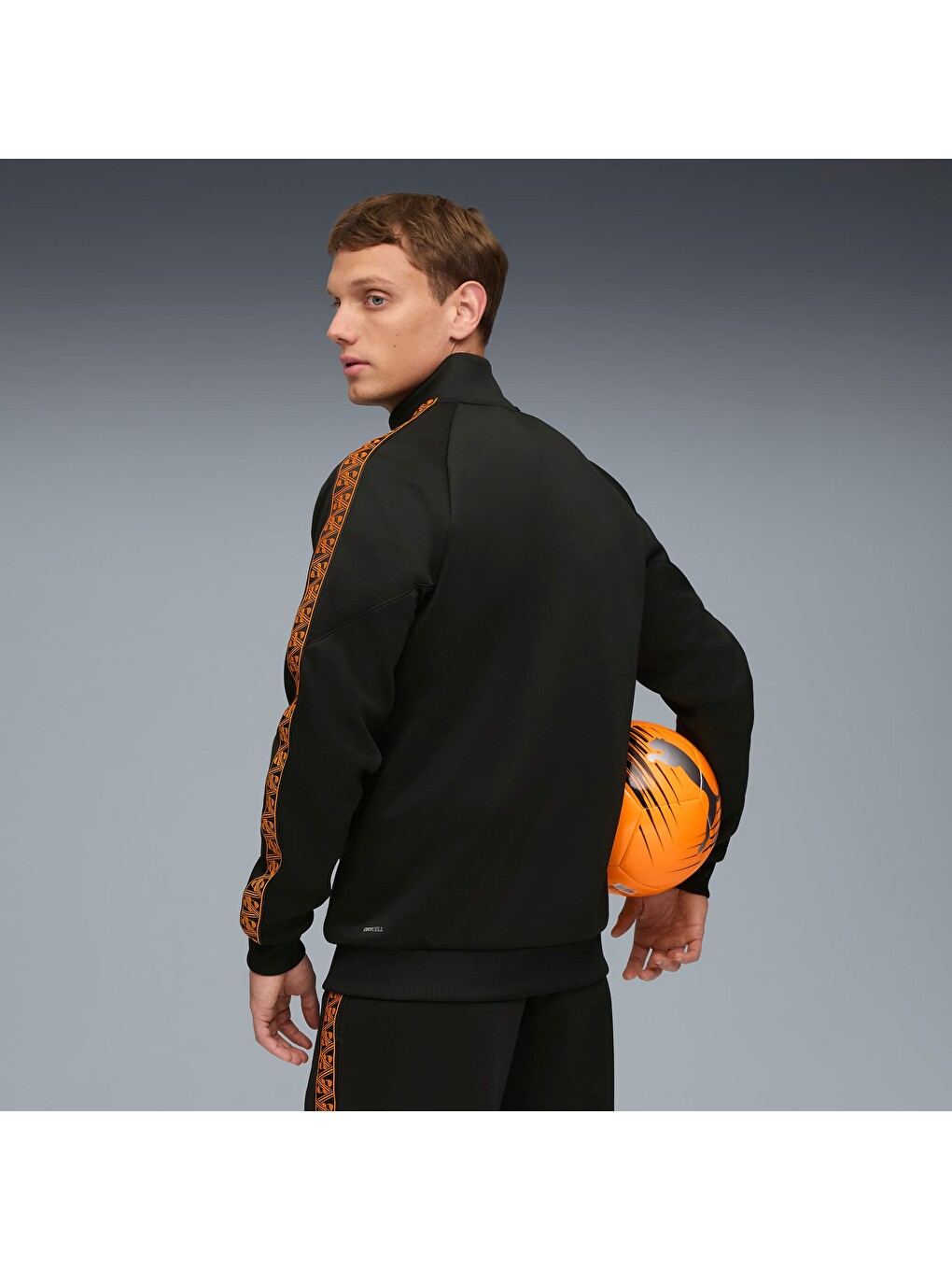 Siyah GALATASARAY KING Anthem Erkek Fermuarlı Sweatshirt-2