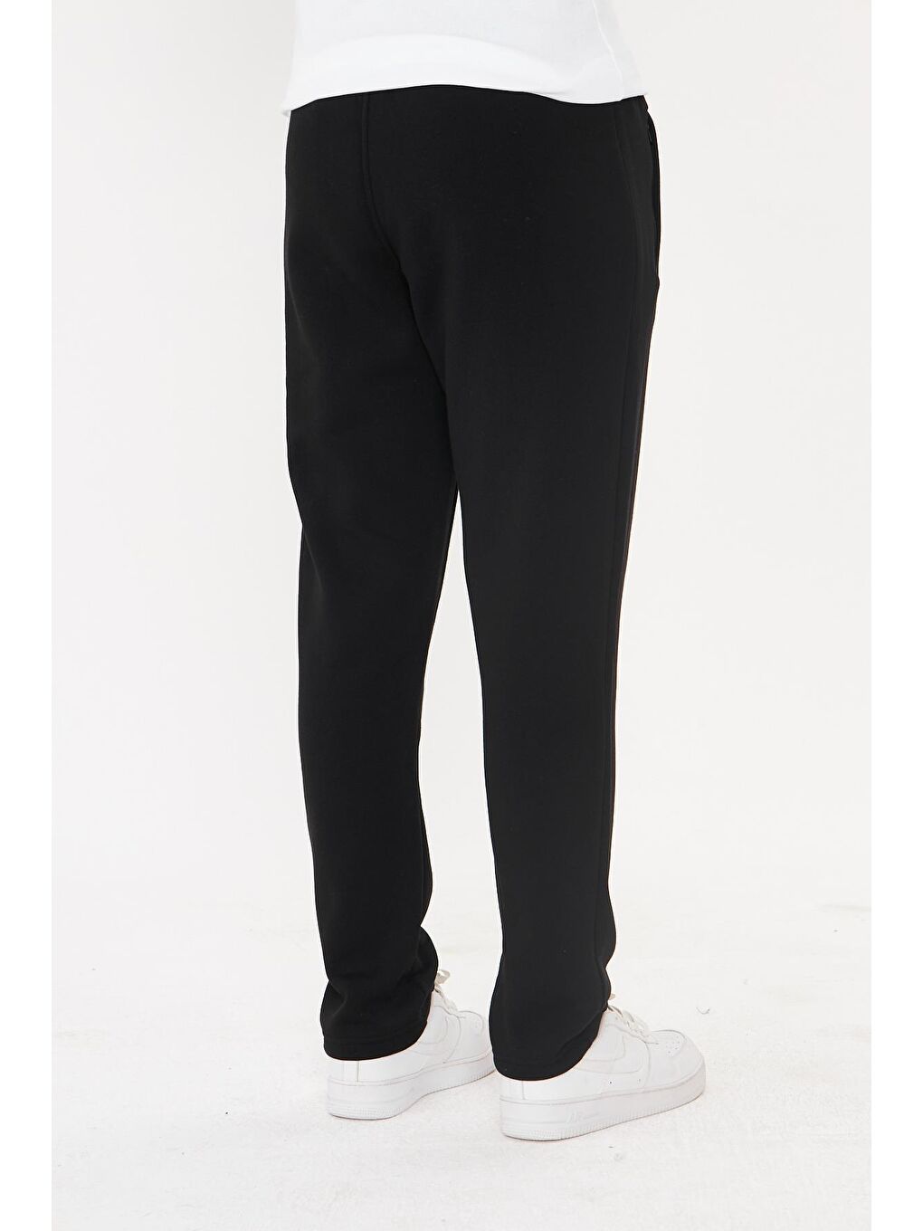 Erkek Kışlık 3 İplik Eşofman Altı Siyah 201302-S-6