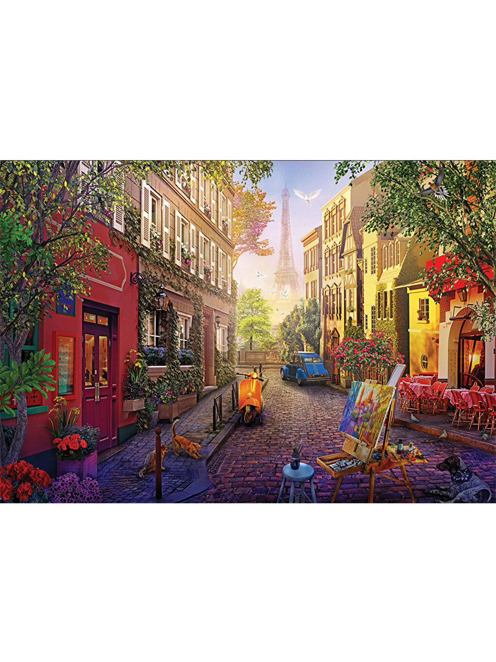 Anatolian Renksiz Puzzle 2000 Parça Paris Sokakları 3961