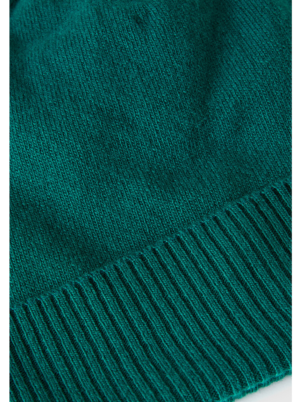 Kadın Koyu Yeşil %100 Merino Bere-2