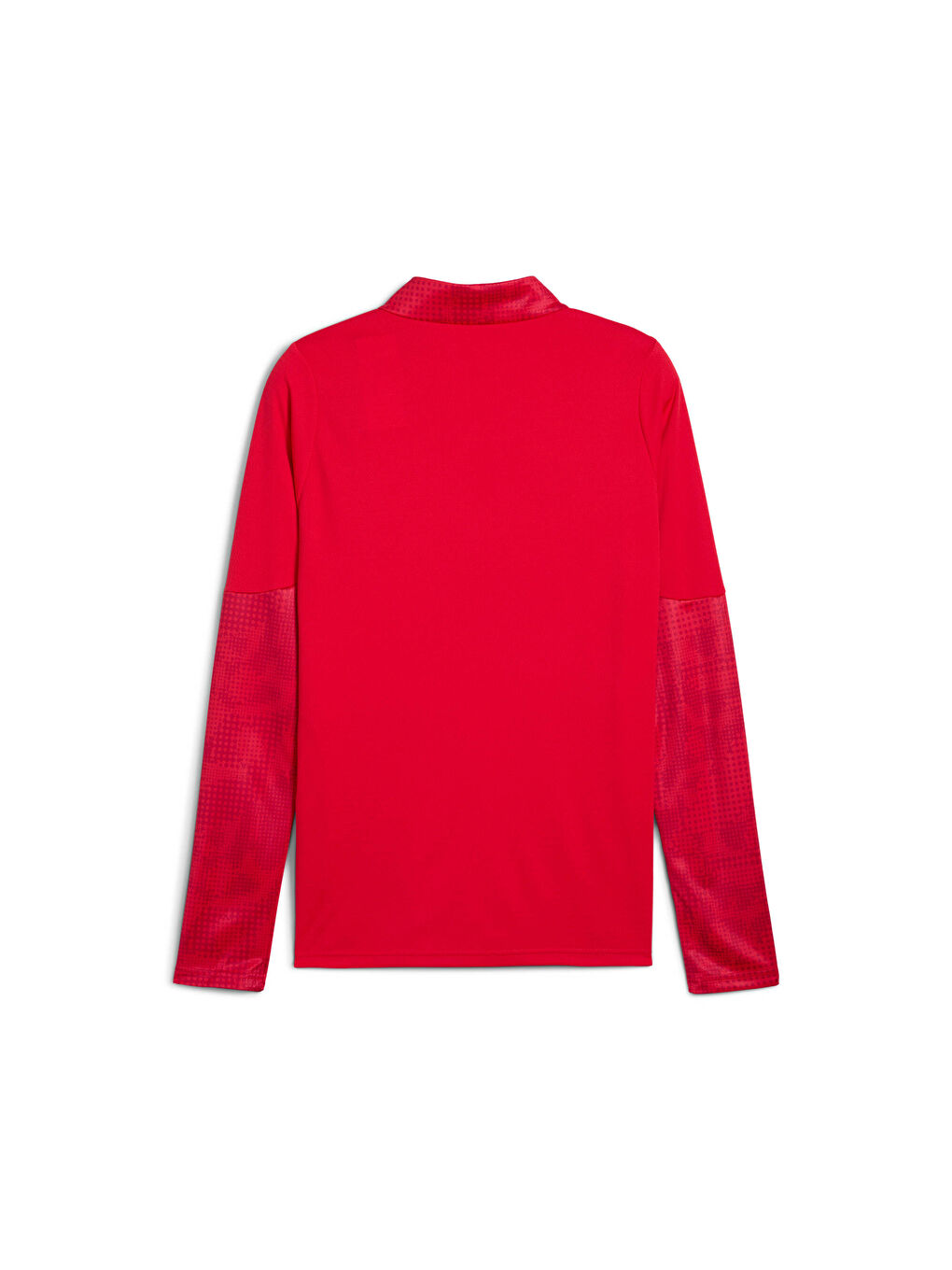 Kırmızı teamCUP Football  Erkek Çeyrek Fermuarlı Üst-1