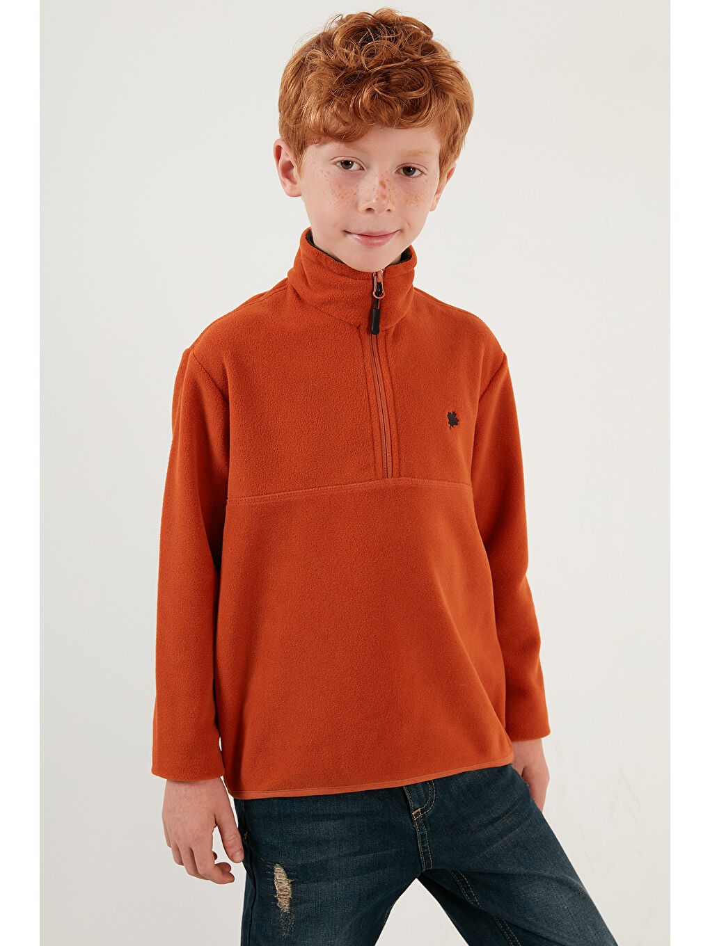 Yeşil Yumuşak Dokulu Fermuarlı Dik Yaka Şardonlu 2'li Paket Polar 5905002S2-1