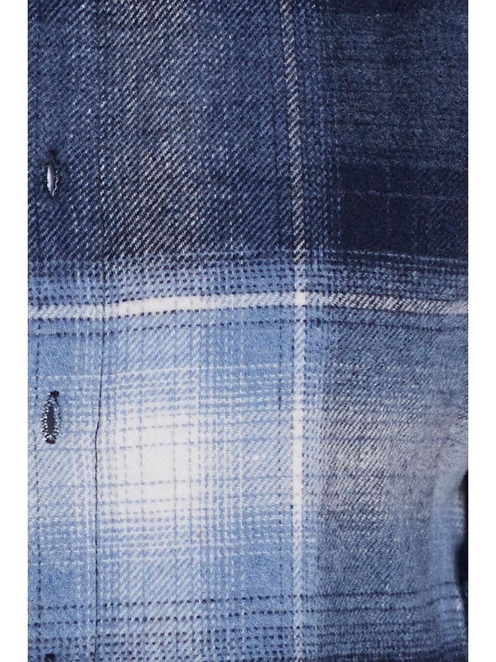 Mavi Erkek Slim Fit Dar Kesim Kareli Kışlık Oduncu Gömlek-4