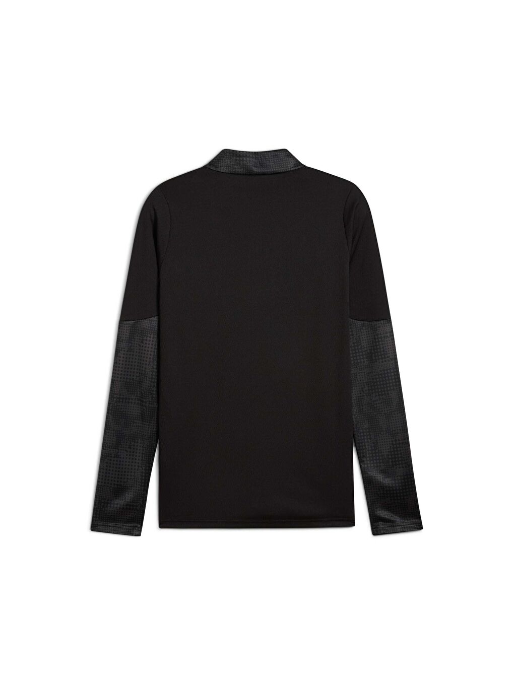 Siyah teamCUP Football Erkek Çeyrek Fermuarlı Üst-3