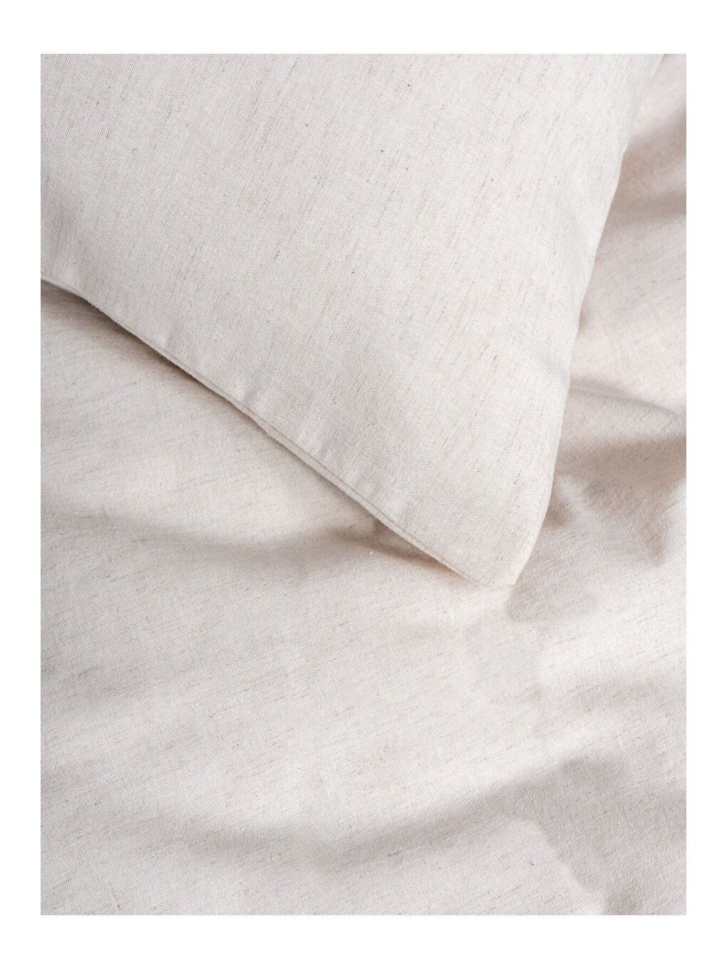 Karışık Pamuk Box Keten Çift Kişilik Nevresim Takımı Basic-1