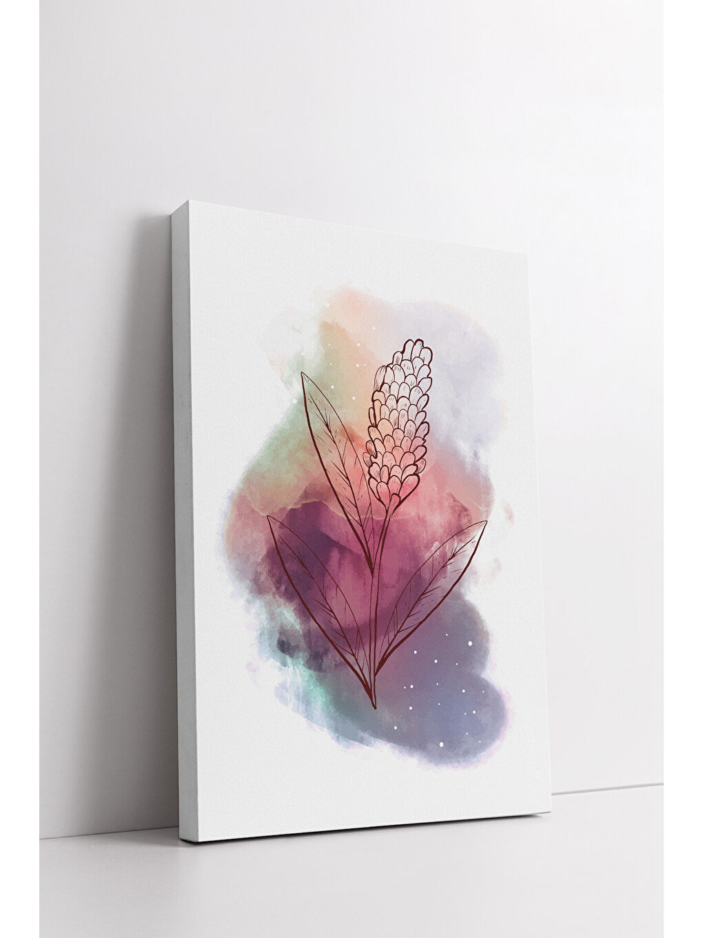 Beyaz Dekoratif 3 Parça Kanvas Tablo - 3CNVS11 - 20 x 30-2