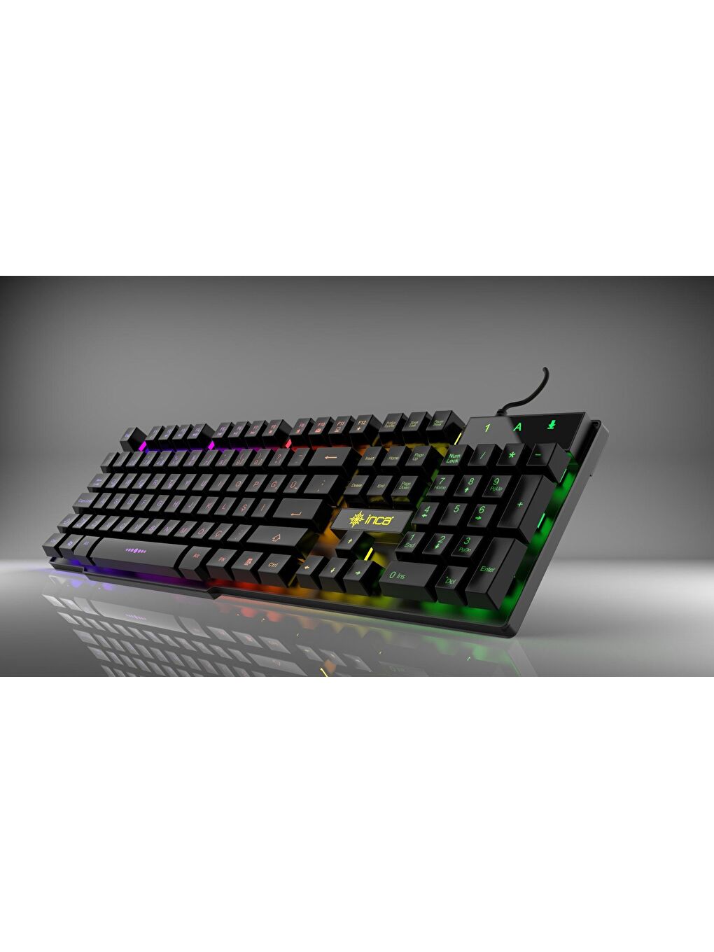 IKG-449 Rainbow Aydınlatmalı Gaming Oyuncu Klavye-5