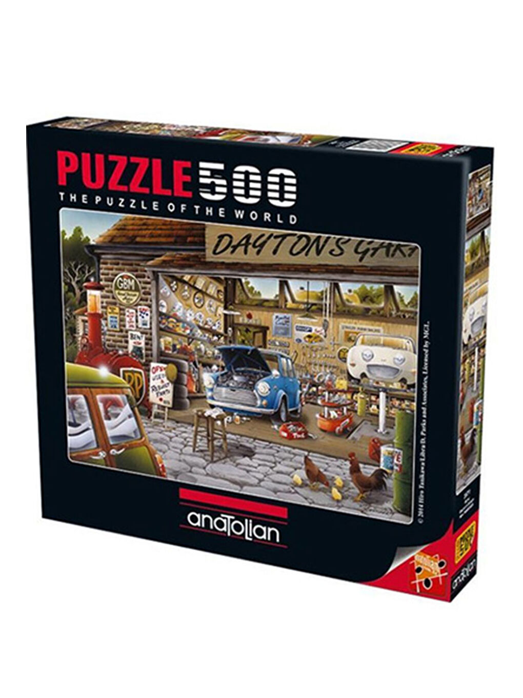 Anatolian Renksiz Puzzle 500 Parça Garaj 3571 - 1