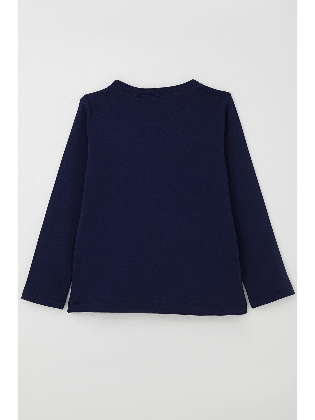 Erkek Çocuk Uzun Kollu Tişört Basic Lacivert (4-8 Yaş)-1