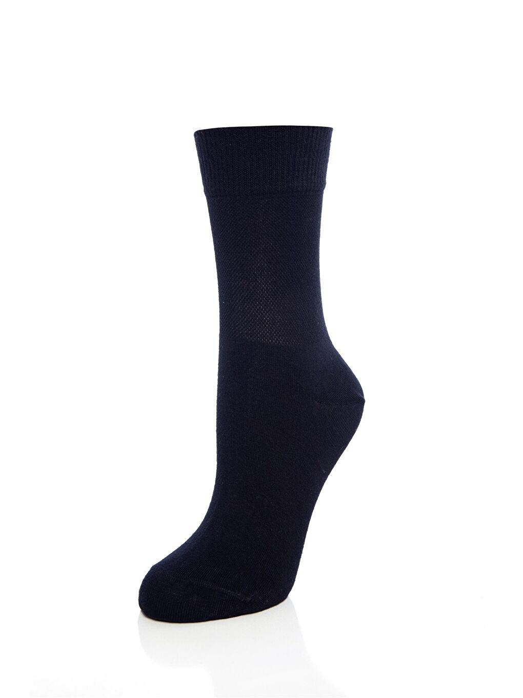 Kadın 12 li Lacivert Bambu Diyabetik (Şeker) Sıkmayan Lastikli Çorap Seti 24408-1