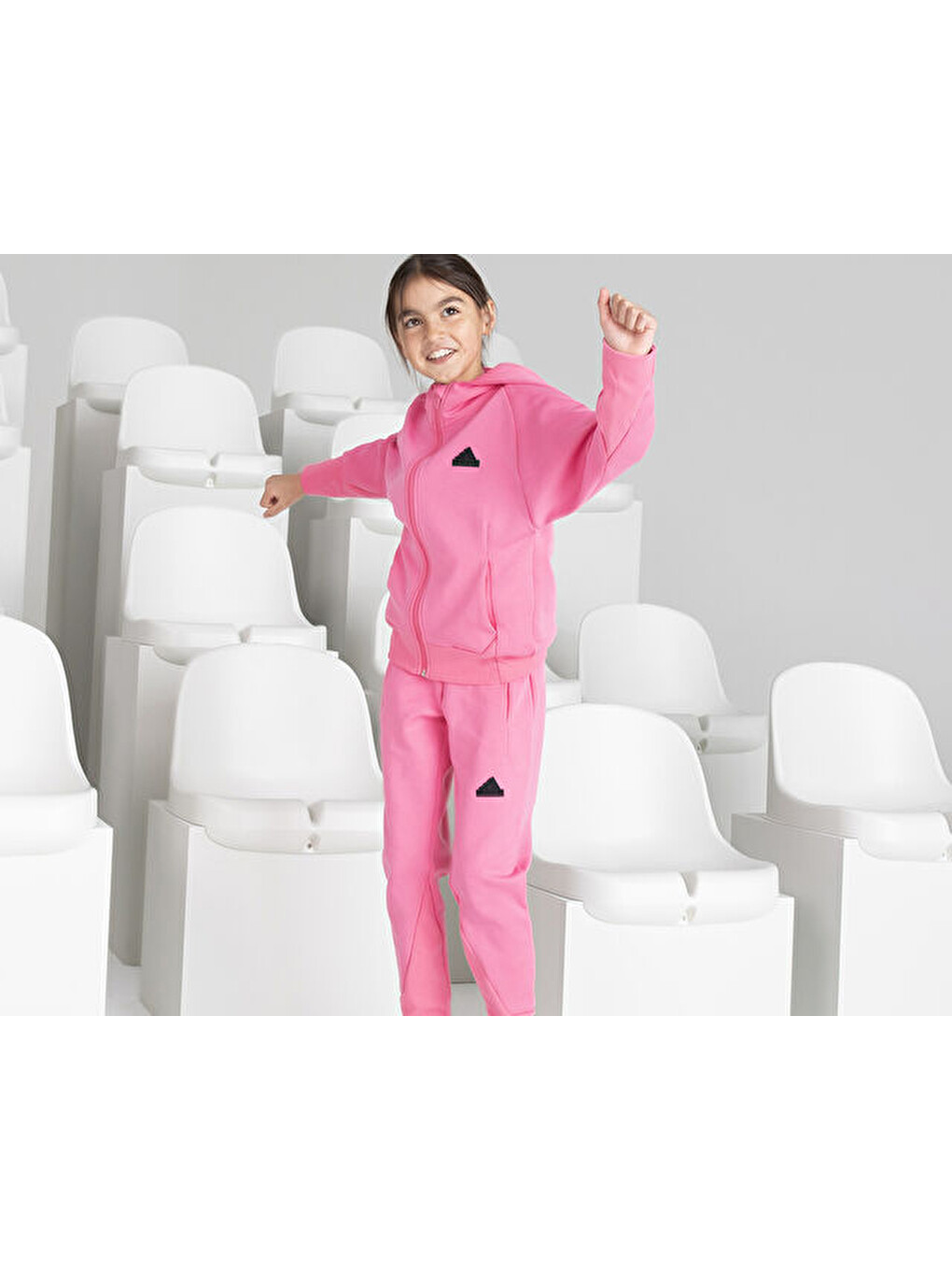 J Z.n.e.fz Çocuk Günlük Ceket Hy1240 Pembe-5