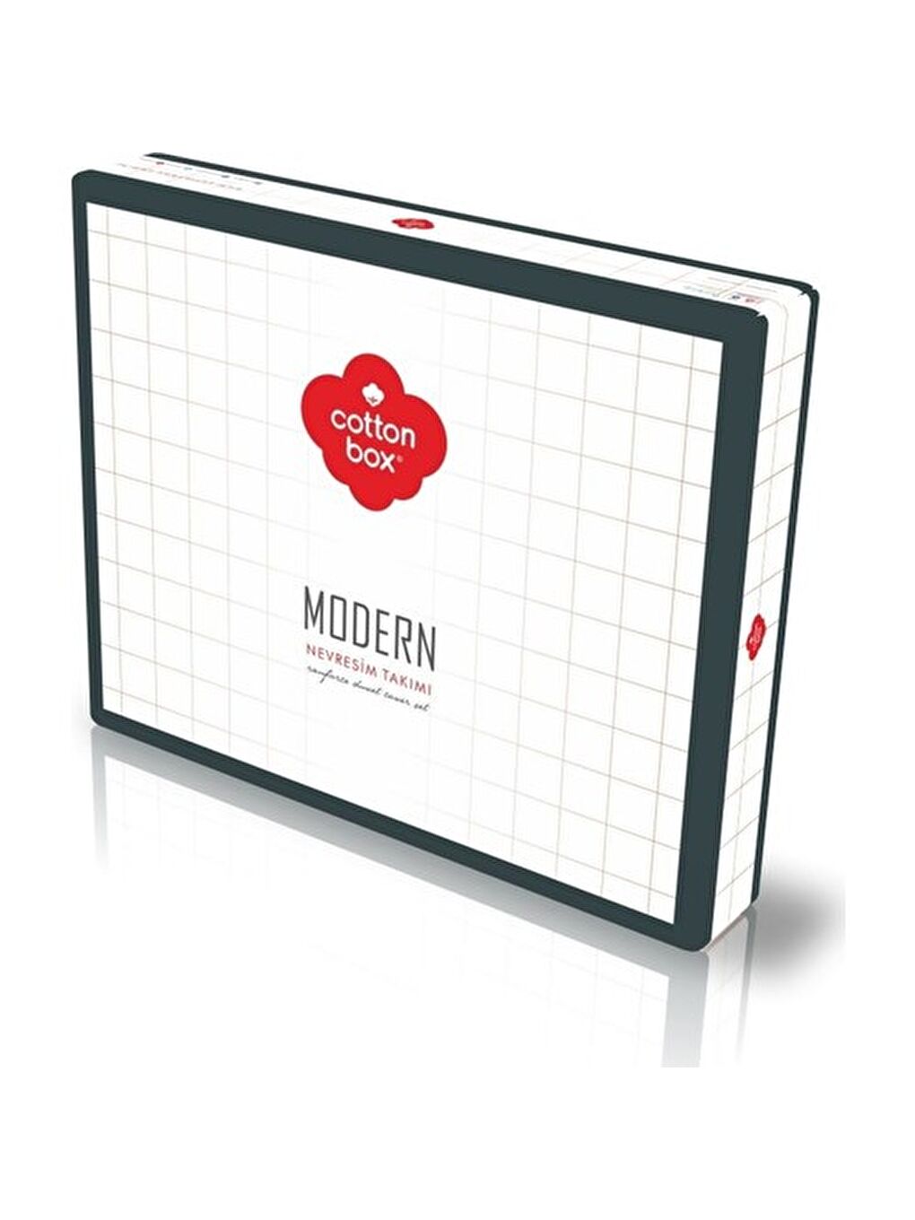 Karışık Pamuk Box Modern Çift Kişilik Nevresim Takımı Stark Tarcin-2