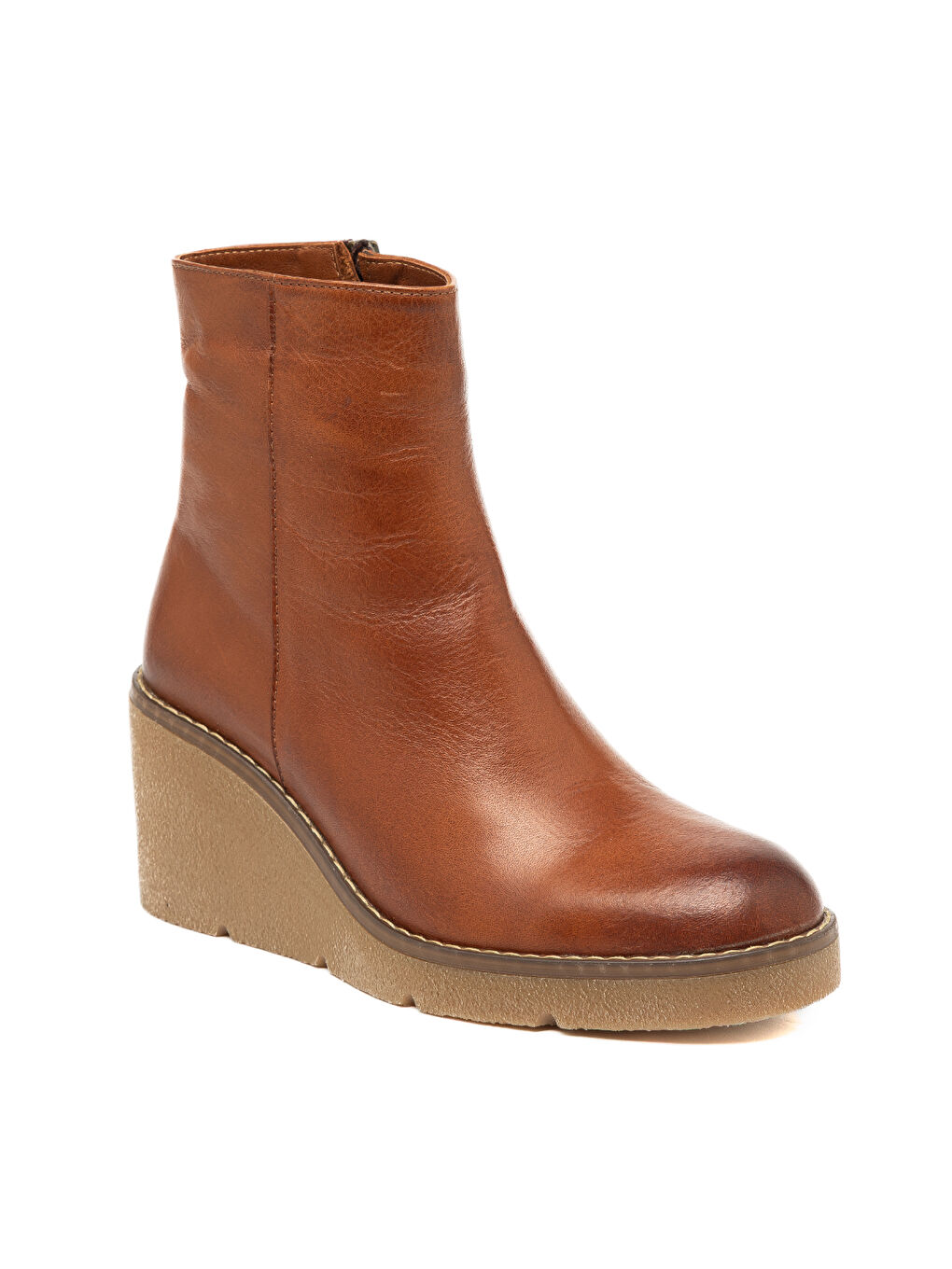Kahverengi Kadın Bot 25K12060 Skin Cuoio-Tan-1