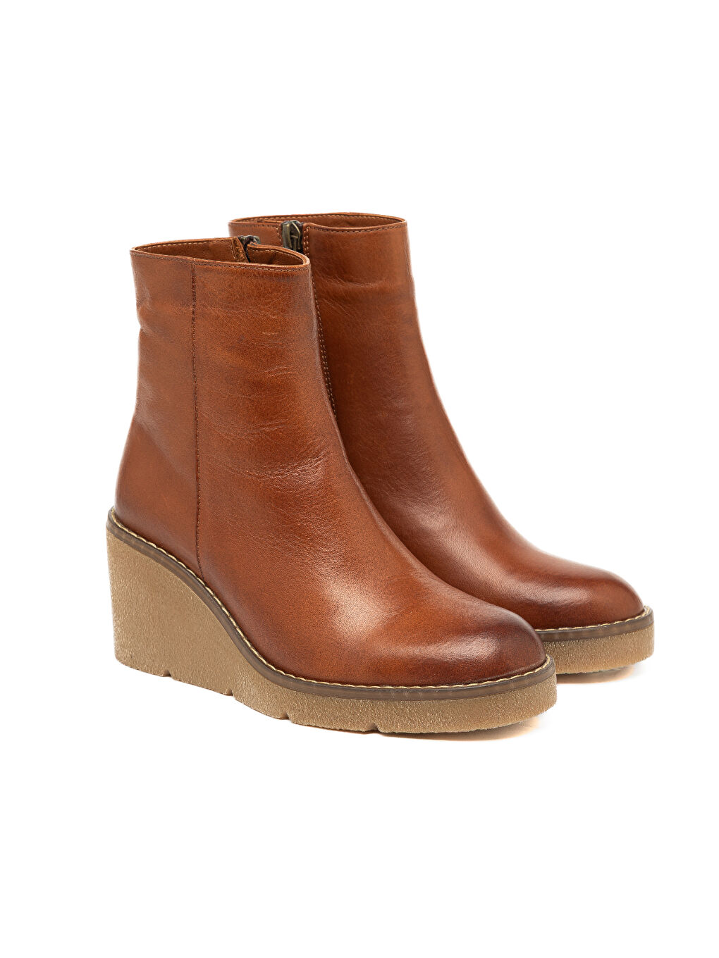 Kahverengi Kadın Bot 25K12060 Skin Cuoio-Tan-2
