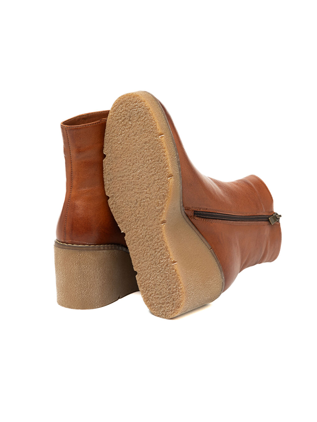 Kahverengi Kadın Bot 25K12060 Skin Cuoio-Tan-4