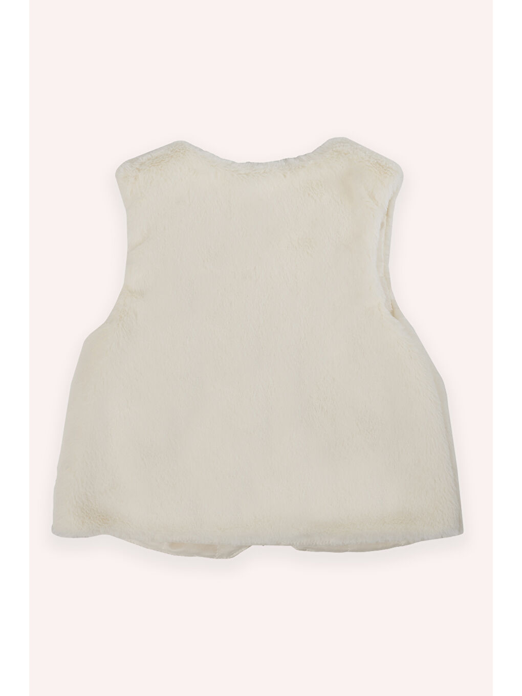 Ekru Kız Çocuk Yelek Bej-2