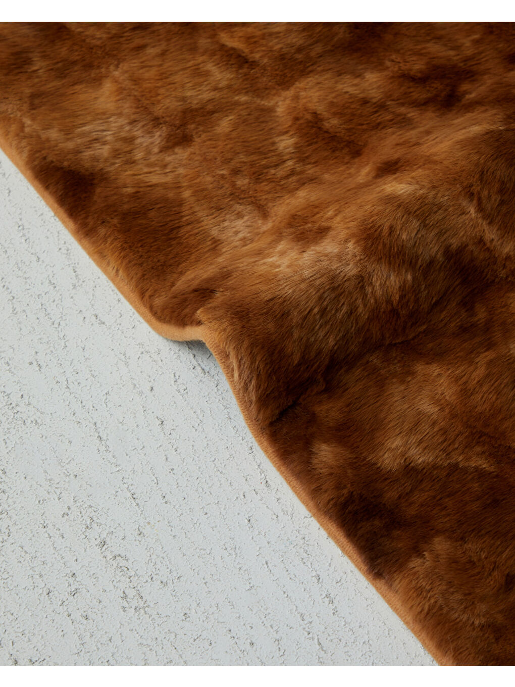 Kahverengi Terra Pelüş Halı 60x90 cm Kahve-1