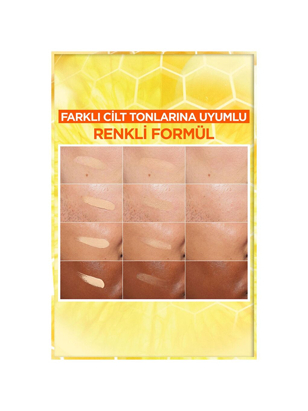 GARNIER Beyaz C Vitamini Parlak Günlük Güneş Koruyucu Fluid Yüz Kremi Işıltılı Doku SPF50+ 40 ml - 3