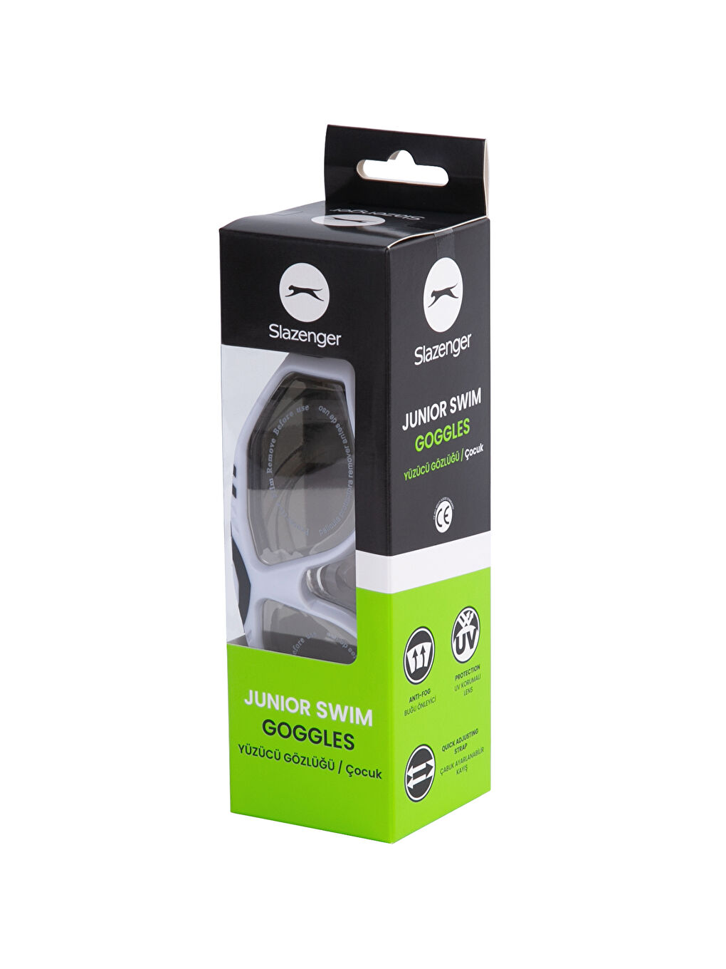 Beyaz MIRROR GL7 Unisex Çocuk Yüzücü Gözlüğü-3