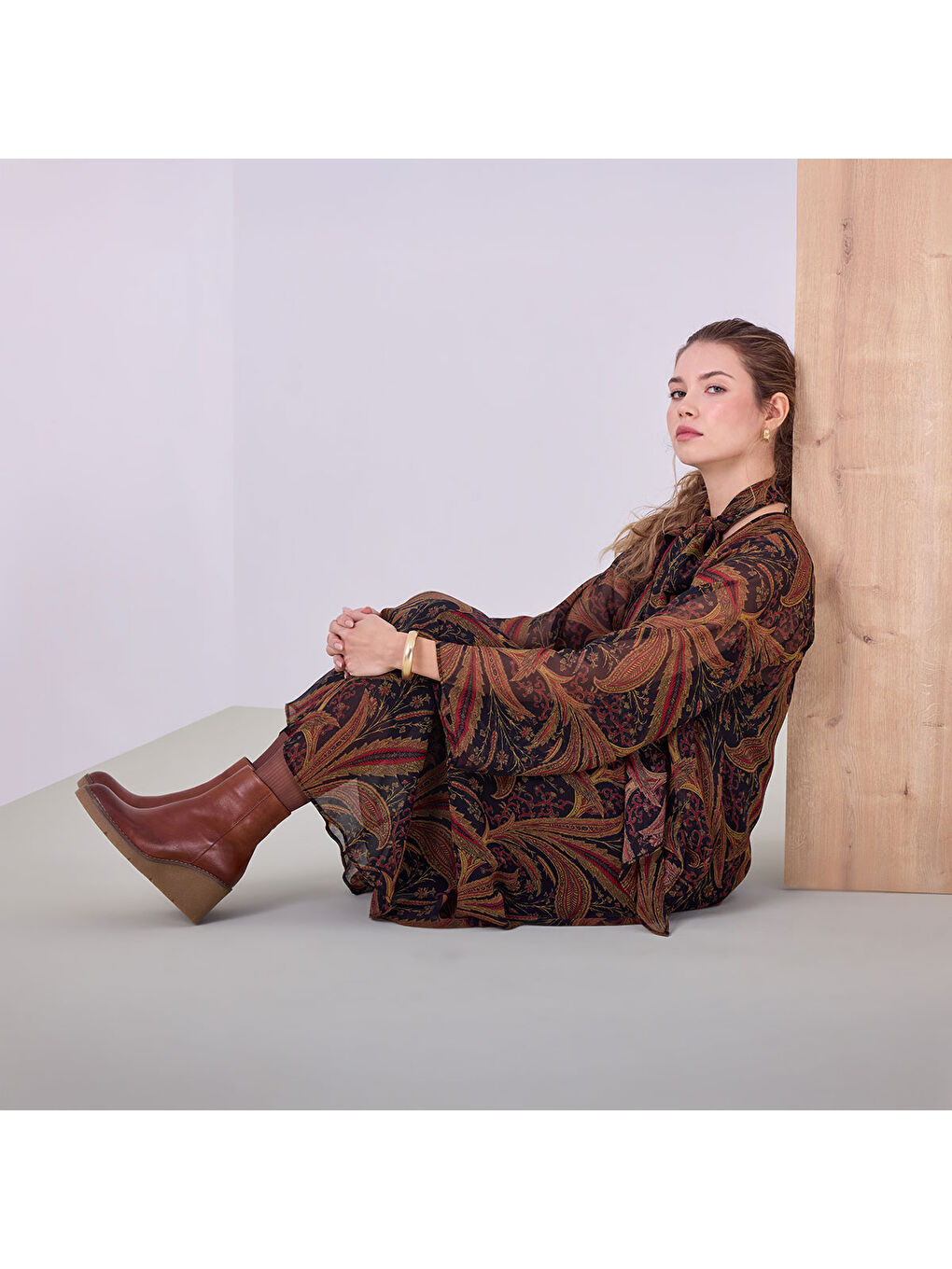 Kahverengi Kadın Bot 25K12060 Skin Cuoio-Tan-6