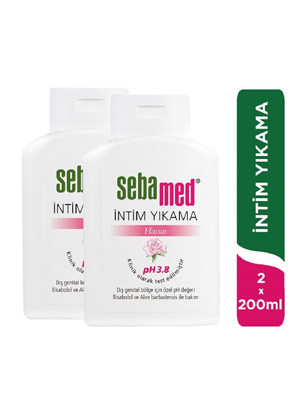 SEBAMED Renksiz İntim Likit - Genital Bölge Temizleyici 200 ml x 2