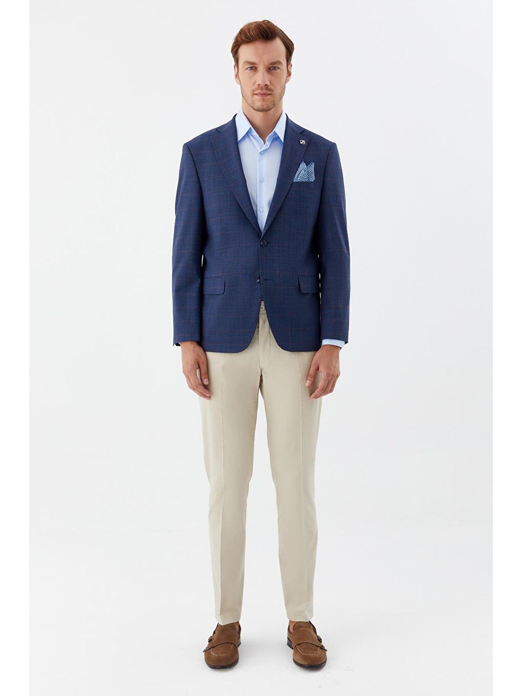 Erkek Lacivert Takım Elbise – 4 Drop, Klasik Kesim-1