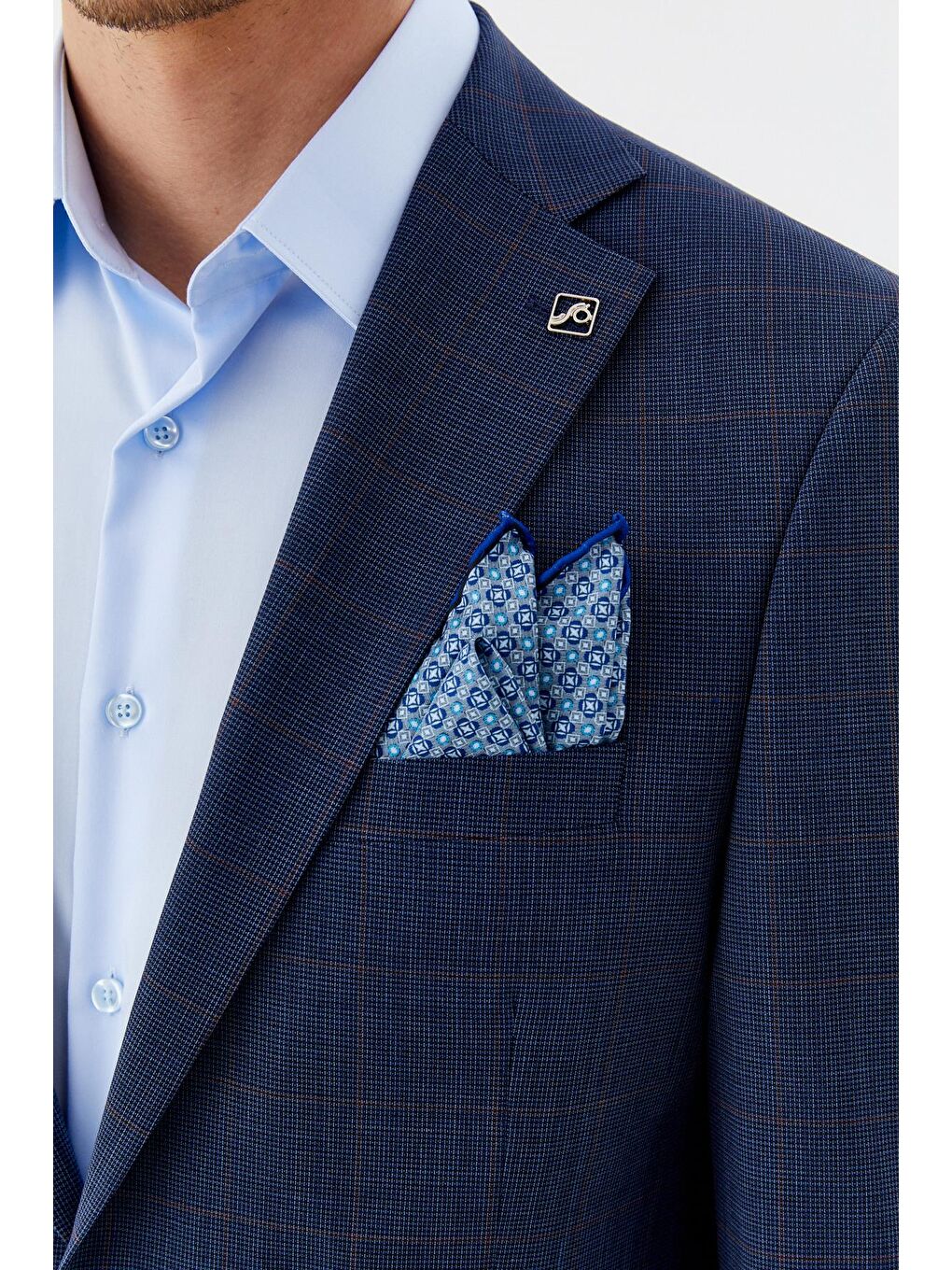 Erkek Lacivert Takım Elbise – 4 Drop, Klasik Kesim-3