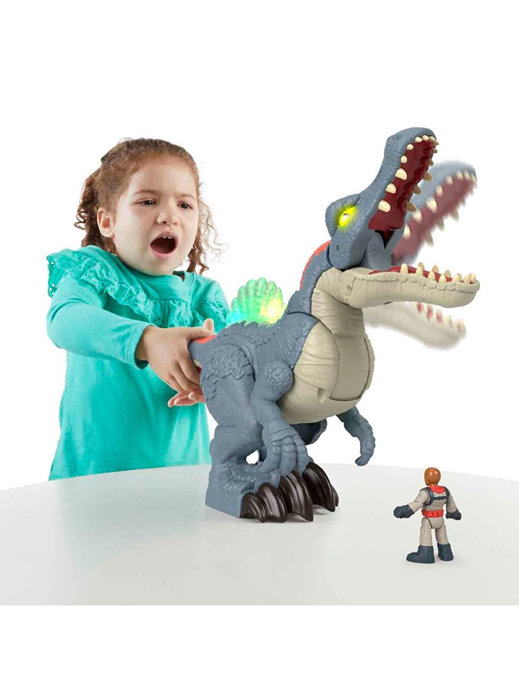 Jurassıc World Renksiz Imaginext Jurassic World Ultra Hızlı Spinosaurus HML41 - 3