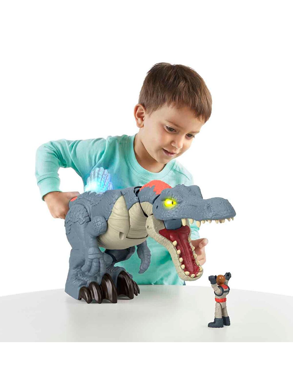 Jurassıc World Renksiz Imaginext Jurassic World Ultra Hızlı Spinosaurus HML41 - 4