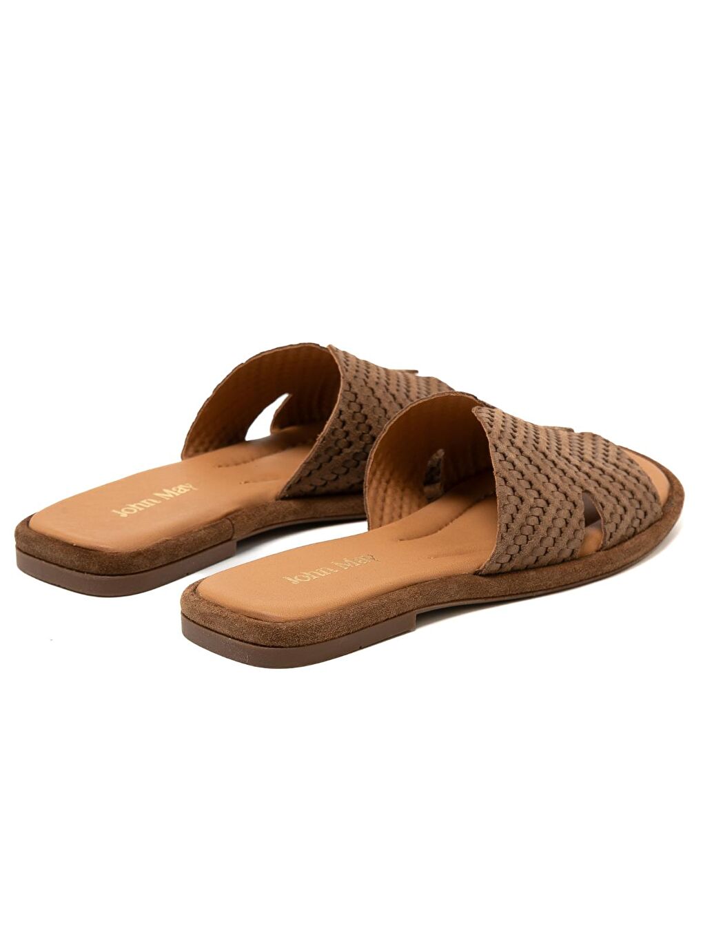 Kahverengi Kadın Terlik RC-25Y-001-R29645 Tütün Süet-3