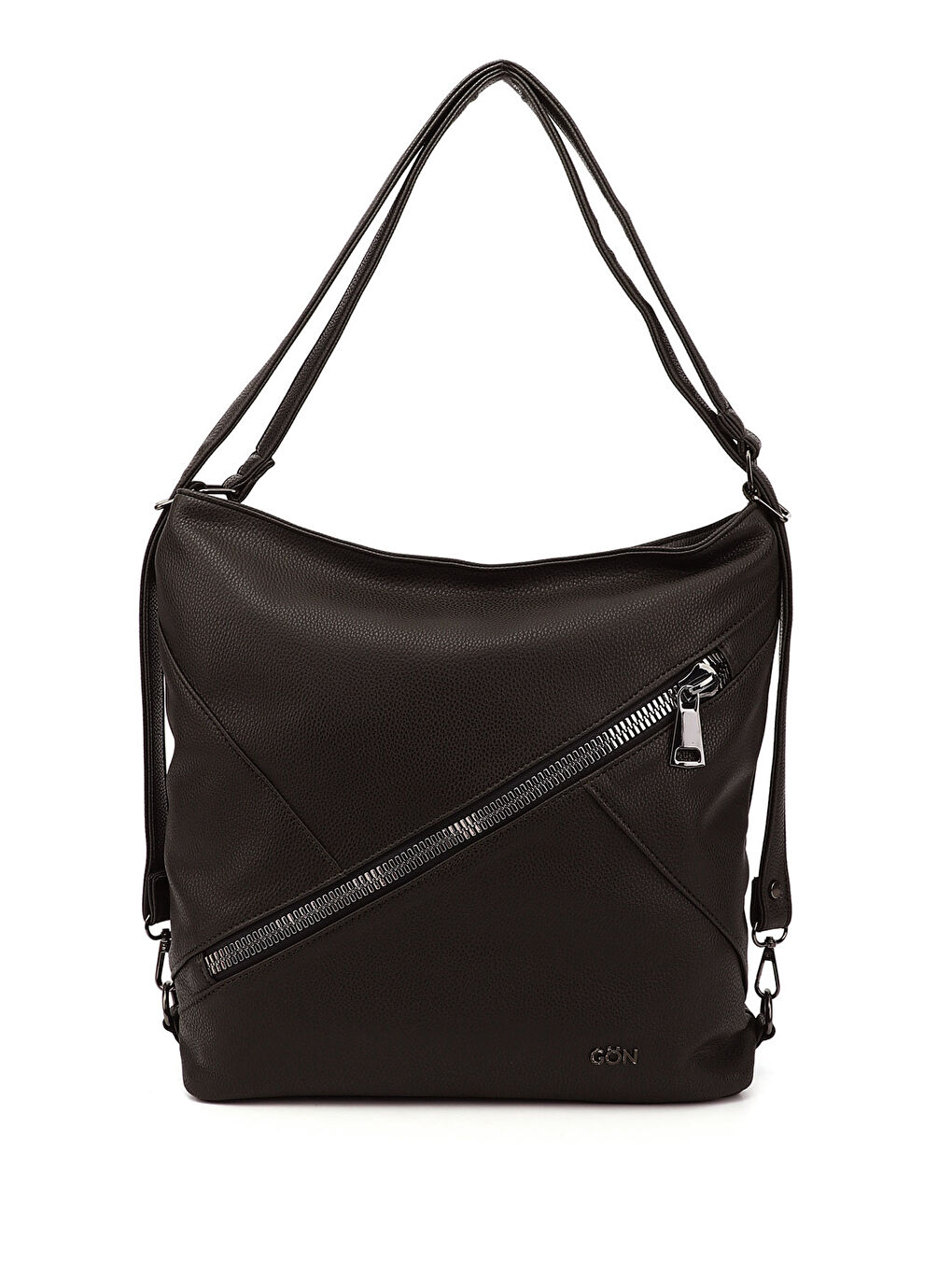 Kahverengi Kadın AÇIK KAHVERENGİ Uzun Askılı Omuz ve Sırt Çantası-3