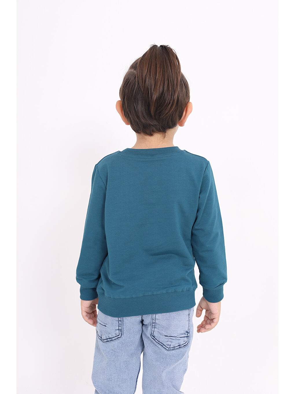 Petrol Erkek Çocuk Baskılı Sweatshirt-3