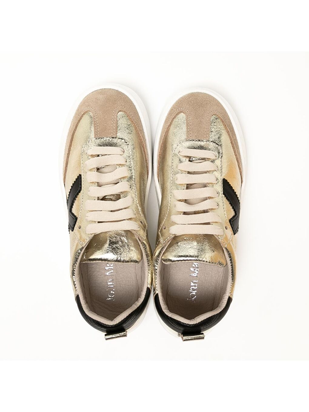 Sarı Kadın Sneaker ( Günlük) MAR-25Y-072-CLARA Gold Garni-6