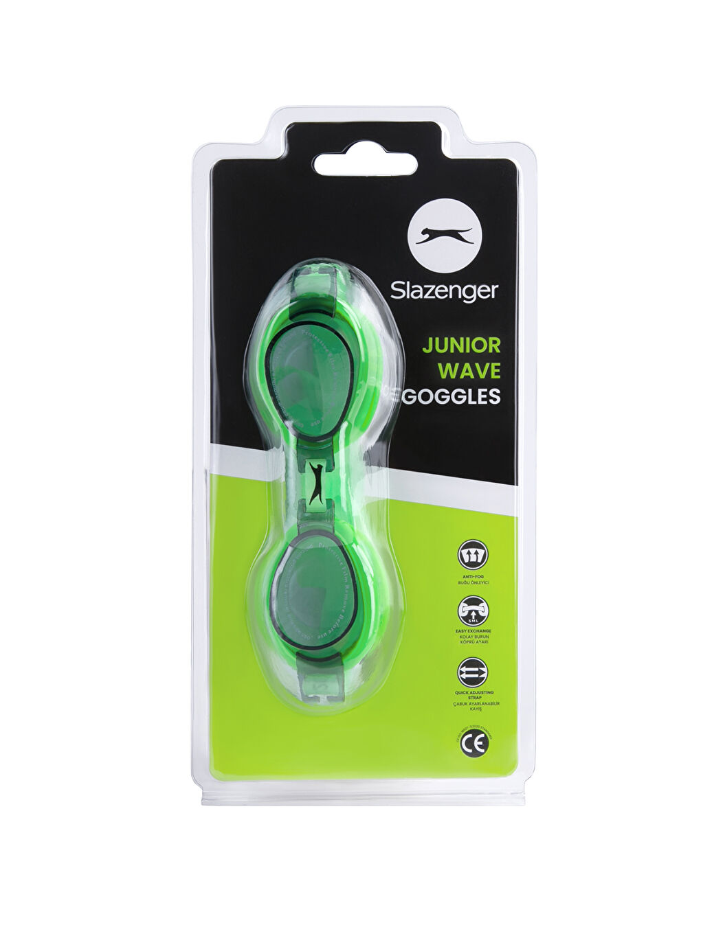 Yeşil Wave 2546 Unisex Çocuk Yüzücü Gözlüğü-4