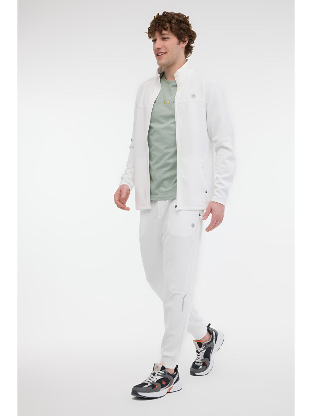 ML TIGER 22ELG1-14 5FX Beyaz Erkek Eşofman Altı-2