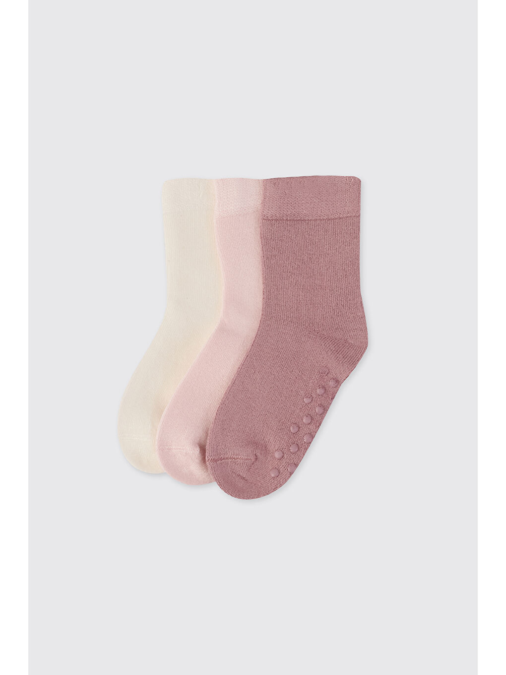 Karışık Kız Bebek 3'lü Soket Çorap Seti-1