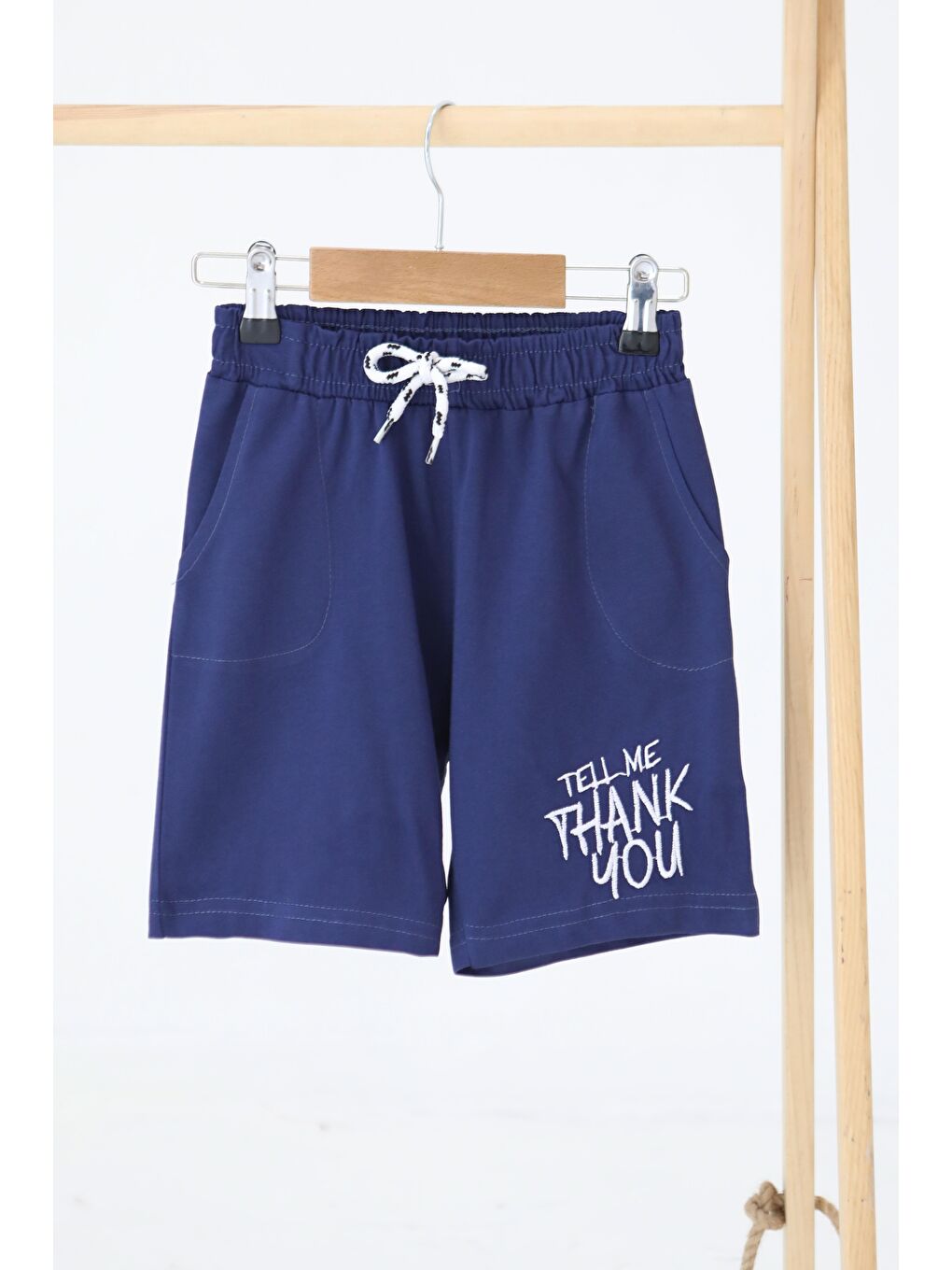 Kız Çocuk Lacivert Baskılı Şort - 27337