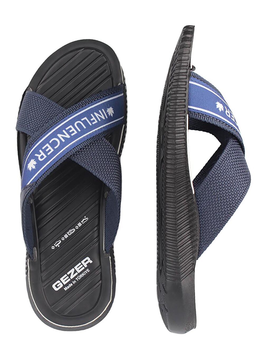 Lacivert Yazlık Erkek Terlik-6