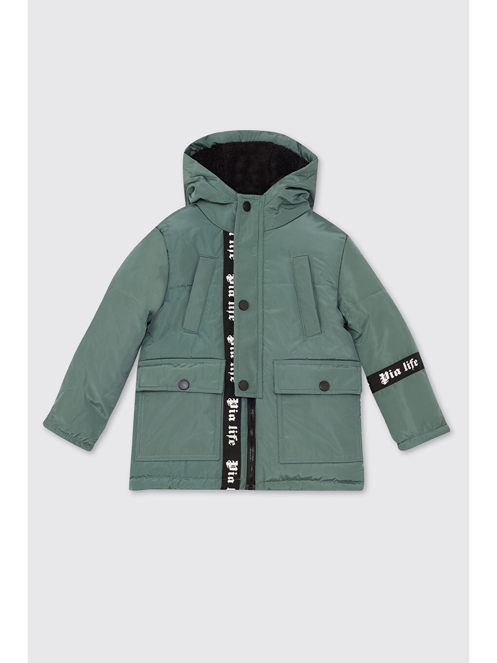 Erkek Bebek Yeşil Mont