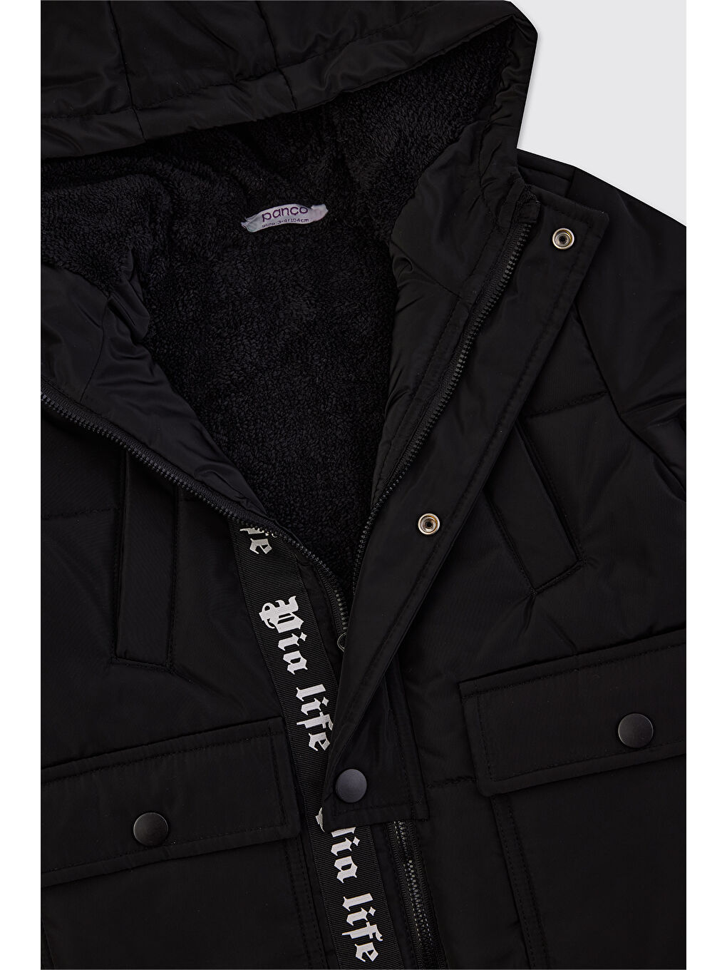 Erkek Bebek Siyah Mont-2