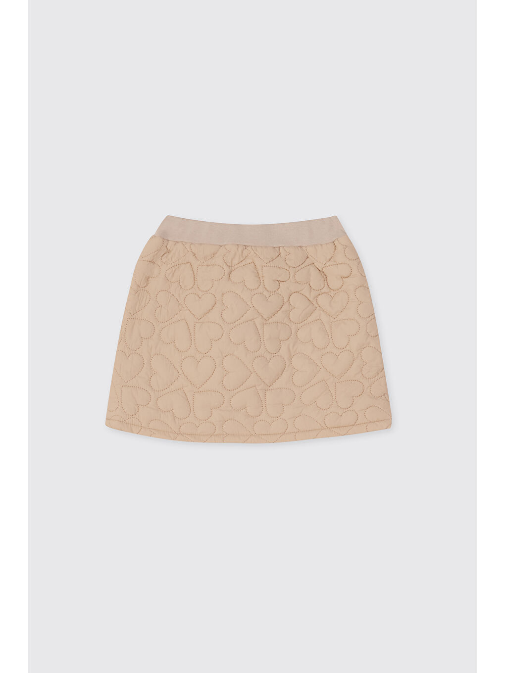 Kız Bebek Kapitone Bej Etek