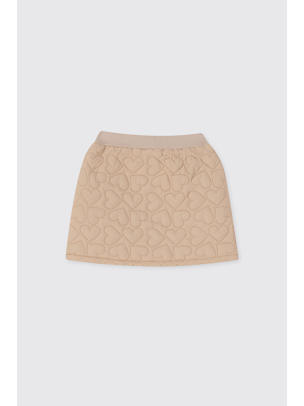 Kız Bebek Kapitone Bej Etek-1