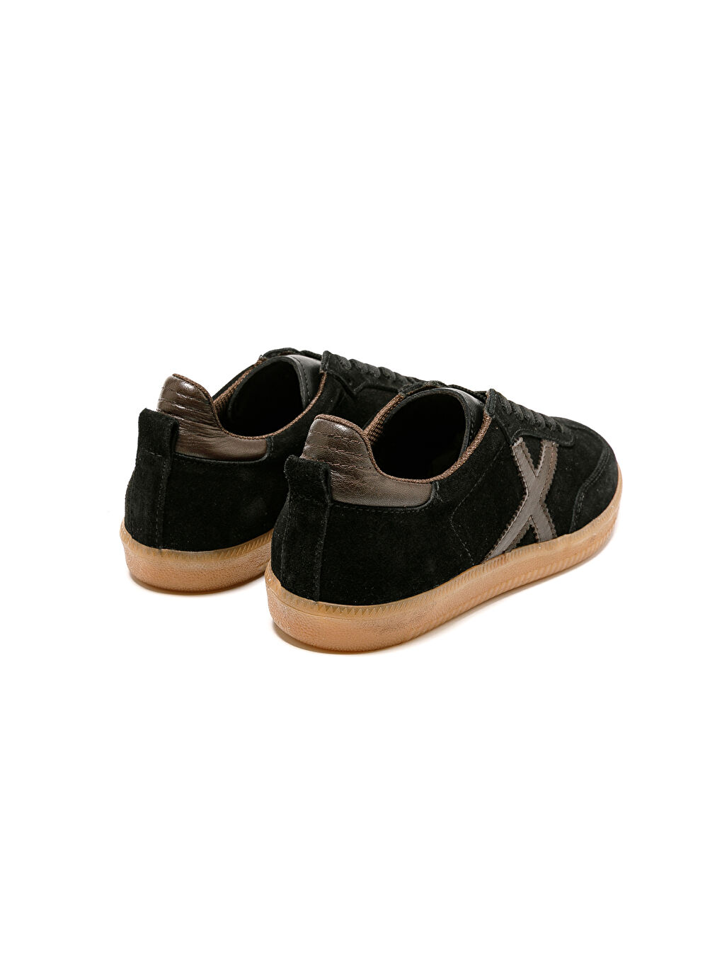 Kadın Sneaker ( Günlük) RC-25Y-088-M-VADE Siyah Süet-Kahve Cilt-4