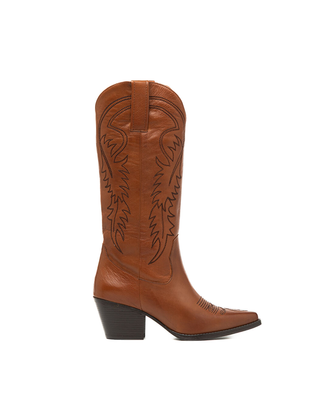 Kahverengi Kadın Çizme 25K8605 Skin