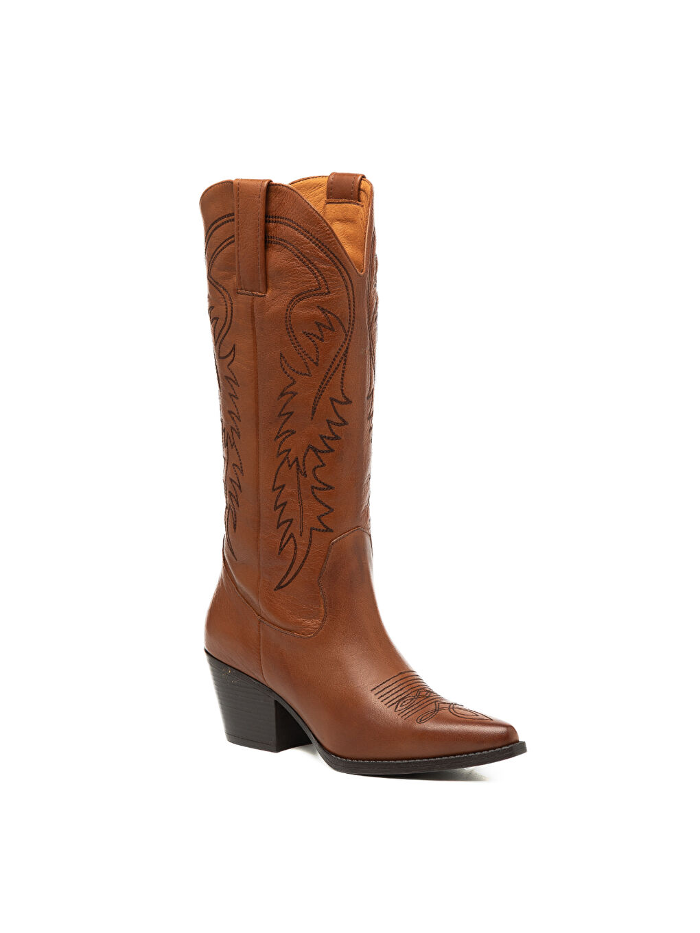 Kahverengi Kadın Çizme 25K8605 Skin-1