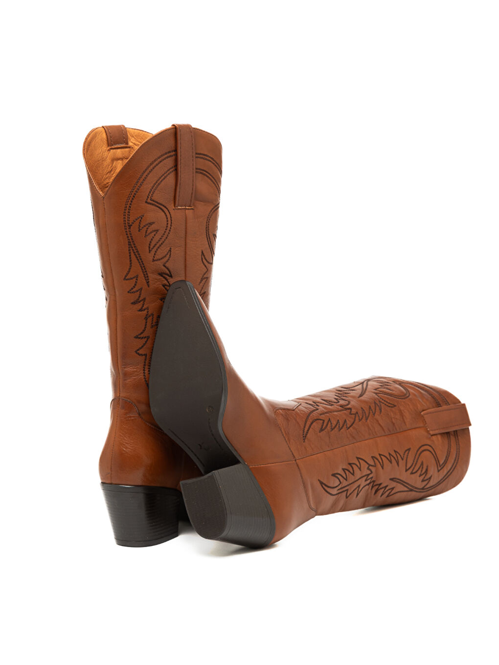 Kahverengi Kadın Çizme 25K8605 Skin-4