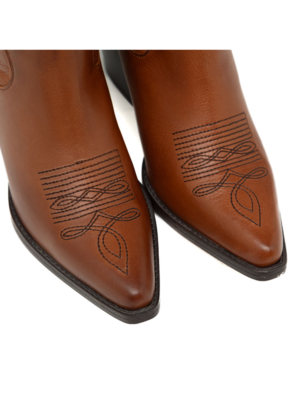 Kahverengi Kadın Çizme 25K8605 Skin-6