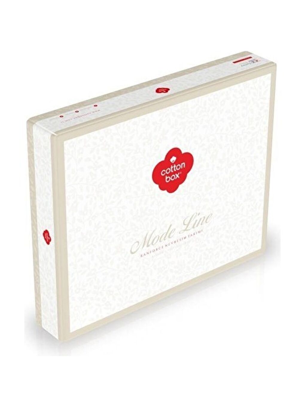 Karışık Pamuk Box Modeline Çift Kişilik Nevresim Takımı Lendell Mint-2