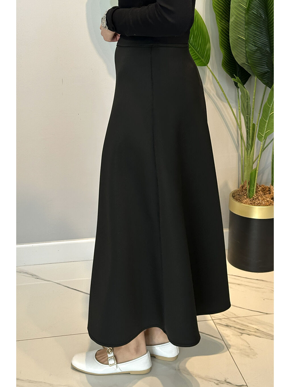 Scuba Kloş Etek 06 Siyah-1